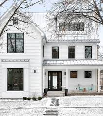 Farmhouse white siding black windows. Beautiful Homes Of Instagram Home Bunch Interior Design Ideas
