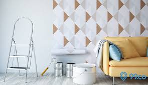 8 Inspirasi Motif Wallpaper Ruang Tamu Yang Elegan Dan Menawan