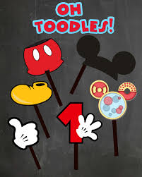 Birthday Photo Booth Props Printable Templates Free Photo Props Mickey Mouse Printable Templates Mickey Mouse Parties Mickey Mouse Clubhouse Birthday Party Mickey Birthday Party