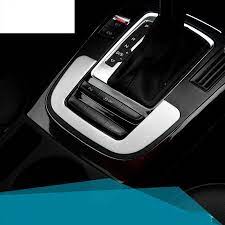 1piece Stainless Steel Center Console Gear Shift Box Panel Strip Trim Sticker For Audi A4 A5 Q5 2010 2011 Audi A4 Car Interior Accessories Interior Accessories