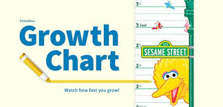 Free Sesame Street Growth Chart Lots Of Other Projects