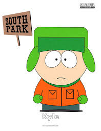 Below you will find all the printable south park coloring pages free to download. Kyle South Park Coloring Page Super Fun Coloring