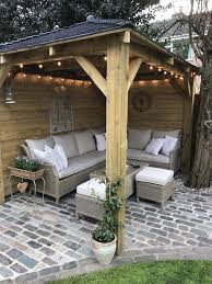 10 Gorgeous Outdoor Yard Kitchen Ideas And Designs For 2019 New Decoration Gazebo Bois Eclairage De Jardin Patio Exterieur