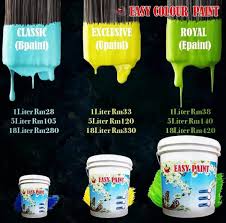 Harga cat pintu rumah malaysia. Senarai Harga Cat Mengikut Gred Easy Colour Paint Ipoh Facebook