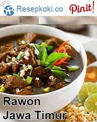 Rawon Khas Jawa Timur Resep Masakan Makanan Masakan Indonesia