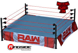 Get the best deals on wwe ring sports action figures. 2019 Wwe Authentic Official Real Scale Wrestling Ring Ringside Collectibles Exclusive By Wicked Cool Toys