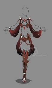 Evil Fantasy Design Adopt Sold Art Clothes Fantasy Clothing Anime Outfits