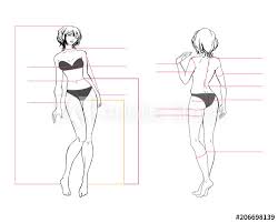 Huge collection, amazing choice, 100+ million high quality, affordable rf and rm images. Woman Body Measurement Chart Scheme For Measurement Human Body For Sewing Clothes Female Figure Front View Back View Template For Dieting Fitness The Vector Drawing Without Background Stock Vector Adobe Stock