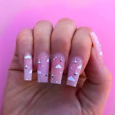 Cloud Nails Are The Pretty Manicure Trend Already Making Waves In 2020 Cool pink and blue nails images for your pleasure.