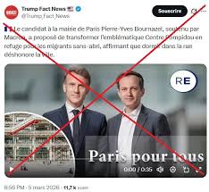 Municipales : Non, Pierre-Yves Bournazel ne promet pas de transformer le Centre Pompidou en centre d'accueil pour migrants