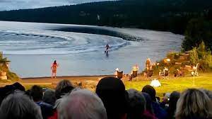 Yes, it might rain, and no they won't stop the show. Peer Gynt Miami Vice Boat Scene 2015 At Gala Youtube