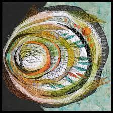 Lorraine Roy Contemporary Canadian Textile Artist Fabric Art Embroidery Art Textile Art