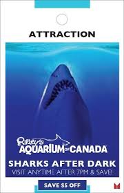 Save 5 At Ripleys Aquarium For The Sharks After Dark Ripley S Aquarium Sharks After Dark Aquarium Sharks After Dark Ripley Aquarium