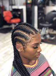 17 Jumbo Feed In Braid Looks To Try Thrivenaija In 2021 Feed In Braids Hairstyles Cornrow Hairstyles Braided Hairstyles