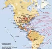 Iberia route map - Europe