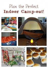 Activities To Do For An Indoor Camping Party Or Activity Grab The Sleeping Bags S Mores For A Fu Camping Activities For Kids Indoor Fun Indoor Camping Party