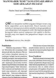 Gurunya men<b>a!ab, ada ladang gandum yang luas didepan. Top Pdf Manusia Ber Ilmu Yang Cinta Kearifan Sebuah Kajian Filsafat 123dok Com