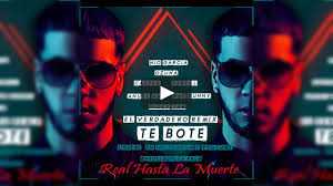 Magico and garcia finished the original song after they were. Te Bote El Verdadero Remix Nio Garcia Ft Darell Casper Anuel Aa Ozuna Bad Bunny Y Nicky Jam On Vimeo