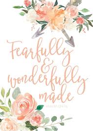 Fearfully Wonderfully Made Psalm 139 14 Fearfully Wonderfully Made Bible Verse Prints Bible Inspiration