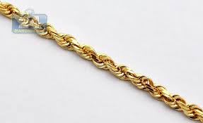 14k solid yellow gold figaro chain necklace 16 18 20 22 24 26 28 30 $129.99. Solid 14k Yellow Gold Mens Rope Chain 4mm 20 22 24 26 28 30