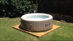 Maybe you would like to learn more about one of these? Diy Pallet Deck For Portable Spa Youtube