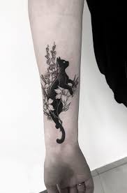 There are 277 flowers tattoo cat for sale on etsy, and they cost $6.93 on average. Https Www Facebook Com Chestnuttattoo Cat Flowers Tattoo Black Cat Tattoos Cat Tattoo Designs Tattoos