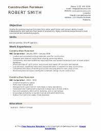 Writing a resume is one of those tricky tasks that suddenly makes you want to be doing something/anything else… well, it was, until now. Construction Foreman Resume Samples Qwikresume
