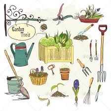 Set Of Gardening Tools Garden Tools Garden Tool Storage Flower Farm