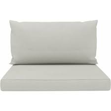 Cuscini in romantiche fantasie floreali, per un tocco girly. Vidaxl Cuscini Per Divani Su Pallet 2 Pz Grigio Talpa In Tessuto Marrone
