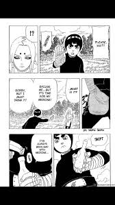 Rock Lee Gives Me Joy Manga Naruto The Movie Naruto