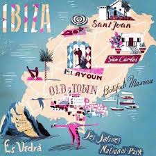 The Island Of Ibiza Is The Podenco Man S Homeland Our Products Are Focused On Lux Mens Resort Wear Our Prints And Colour Ways Are Inspire Ibiza Map Ibiza Ibiza Spain