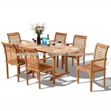 Find teak tables at wayfair. Teak Wood Price Oval Double Extension Table With 6 Stacking Chairs Furniture Outdoor Dining Table Set Otherhomefurniture Buy Otherhomefurniture Outdoor Dining Table Set Outdoor Furniture Product On Alibaba Com