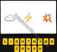 For counts of emoji, see emoji counts. Guess The Emoji Cloud Lightning Bolt Pop 4 Pics 1 Word Daily Puzzle Answers