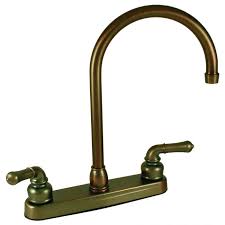 Worlds largest selection of bronze kitchen faucets at below wholesale prices to the public. Oil Rubbed Bronze Rv Mobile Home Kitchen Faucet Faucet With Gooseneck Spout