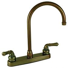 Faucet lever handle in oil rubbed bronze. Oil Rubbed Bronze Rv Mobile Home Kitchen Faucet Faucet With Gooseneck Spout