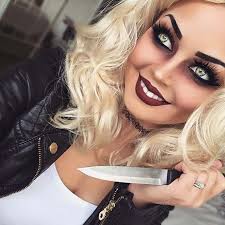 A fashion look from october 2010 featuring white evening gowns, moto jacket and combat boots. 43 Easy Halloween Costumes Using Only Makeup Page 4 Of 4 Stayglam
