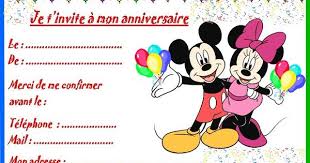 Etiquettes Invitations Mickey Et Minnie Pour Anniversaire Carte Anniversaire A Imprimer Modele Invitation Anniversaire Carte Anniversaire