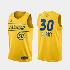 Steph curry all star game mvp +650. Homme Maillot Golden State Warriors Stephen Curry 30 All Star Western Conference Gold 2021 Swingman