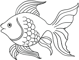 One Fish Two Fish Coloring Page Gigantic Goldfish Coloring Page Free Printable One Fish Two Fish Colorin Fish Coloring Page Fish Drawings Animal Coloring Pages