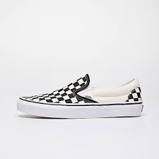 Shop for black slip on shoes online at target. Men S Shoes Vans Classic Slip On Black White Checkerboard White