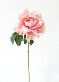 Look at these spray roses with their pink ruffles and hints of orange and yellow!!. Pastel Pink Peony Flowers Silk Wedding Peonies Afloral Com