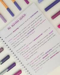 Love When My Notes Are All Purple And Pretty Like This Can Use Loads Of Different Shades And It Actually L Study Notes Science Notes School Organization Notes