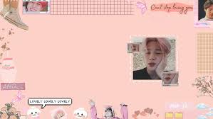 Imágen hd 1080p rosa palo. Park Jimin Jimin Aesthetic Pink Polaroid Laptop Wallpaper Bts Jimin Wallpaper Fondos De Computadora Fondos Para Computadora
