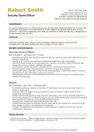 In order to ensure your professional resume will support your goals, use this security officer job description to inform what you should highlight on your resume. Security Guard Resume Samples Qwikresume