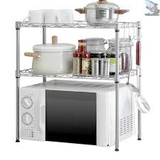 Kitchen wire rack shelving, how to style wire shelves in your kitchen and 15 everyday open shelf essentials curate display nordic interiors 4 tier metal wire storage rack shelving kitchen office shelf organizer unit uk ebay. Sms New Arrival 2 Tier Storage Shelf Microwave Oven Rack Metal Organizer Wire Rack Carbon Steel Kitchen Adjustable Stand Shelf Shelving Storage Unit Shopee Philippines