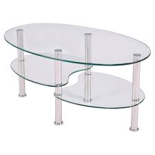 Rectangular coffee table with lower shelf espresso. Modern Tempered Glass Oval Side Coffee Table Desk Shelf Chrome Base Living Room Furniture Clear Black Coffee Table Hw66281 Aliexpress