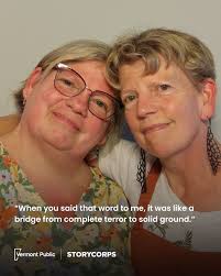 Sisters Donna Macomber and Linda Macomber visited the @storycorps  MobileBooth in Brattleboro, Vermont, last month to reflect