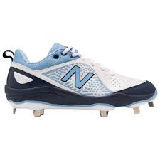 New balance mens size 13 low metal baseball cleats black blue white gold. New Balance Velo V2 Metal Low Women S Metal Cleats Shoes Carolina Blue Navy White Smvelon2 B