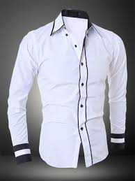 Check spelling or type a new query. Chemise Homme Noire 2021 Bicolore Chemise A Col Revers Chemise A Manches Longues En 2021 Chemise Homme Noir Chemise Homme Styles De Mode Pour Hommes
