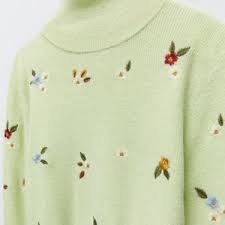 Check out our floral knit cardigan selection for the very best in unique or custom, handmade pieces from our cardigans shops. Zara Sweaters Zara Pastel Green Floral Embroidery Knit Sweater Poshmark